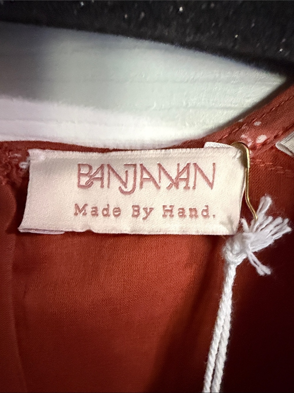 NWT Banjanan Rust Floral Ruffle Midi Dress - Picture 3 of 16